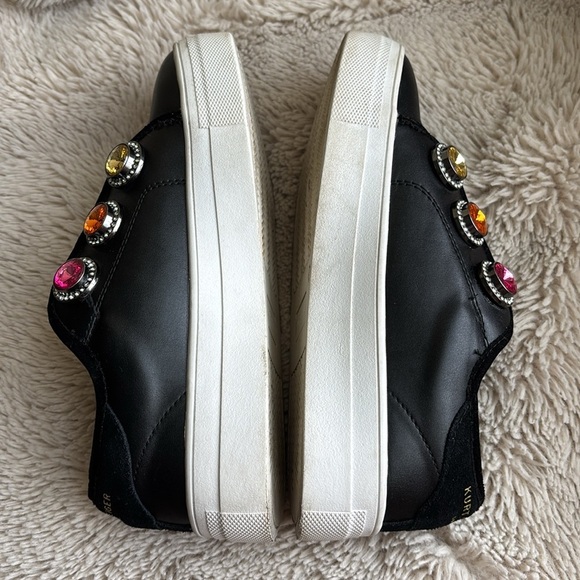Kurt Geiger Kids Black Sneakers with Colorful Gems - Picture 5 of 8